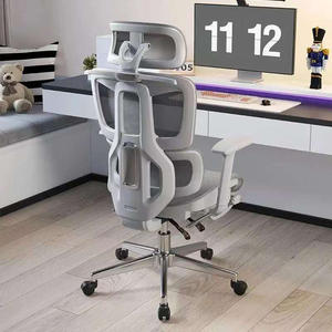 <span class=keywords><strong>Sedia</strong></span> da ufficio moderna di lusso con schienale alto e Design ergonomico confortevole poggiatesta regolabile con poggiatesta incluso - Product Image 2