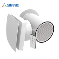 Systèmes de récupération de chaleur résiduelle, système de ventilation de chaleur et d'énergie HRV ERV pour une seule pièce, système de ventilation de fumée, AIRWOODS AV-TTW5-W, haute efficacité