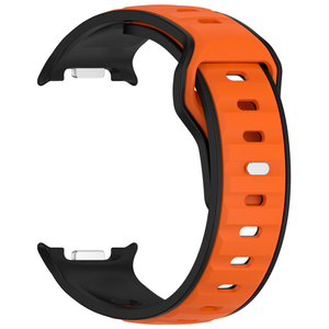 Bracelet de montre sport en silicone bicolore personnalisé, bracelet de remplacement respirant pour Samsung Galaxy Watch 8 Classic - Product Image 6
