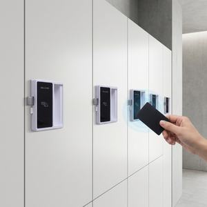 Serrure électronique RFID sans clé avancée en plastique blanc à détection micro-ondes pour casier commercial en ABS et métal - Product Image 5