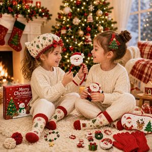 Calendrier de l'Avent de Noël 24 Jours – Boîte Surprise DIY Bijoux et Jouets pour Filles – Kit Cadeau de Compte à Rebours de Noël - Product Image 4