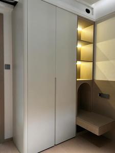 <span class=keywords><strong>Armadio</strong></span> Moderno Personalizzabile Fai-da-te in Legno Massello Bianco, Estensibile e Assemblabile, per Camera da Letto e Soggiorno - Product Image 5
