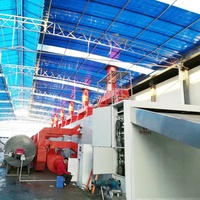 Automatische mesh-belt-droogmachine met PLC-besturing voor fruitpulp en -schil, capaciteit 1-50 ton, voor voedselverwerking