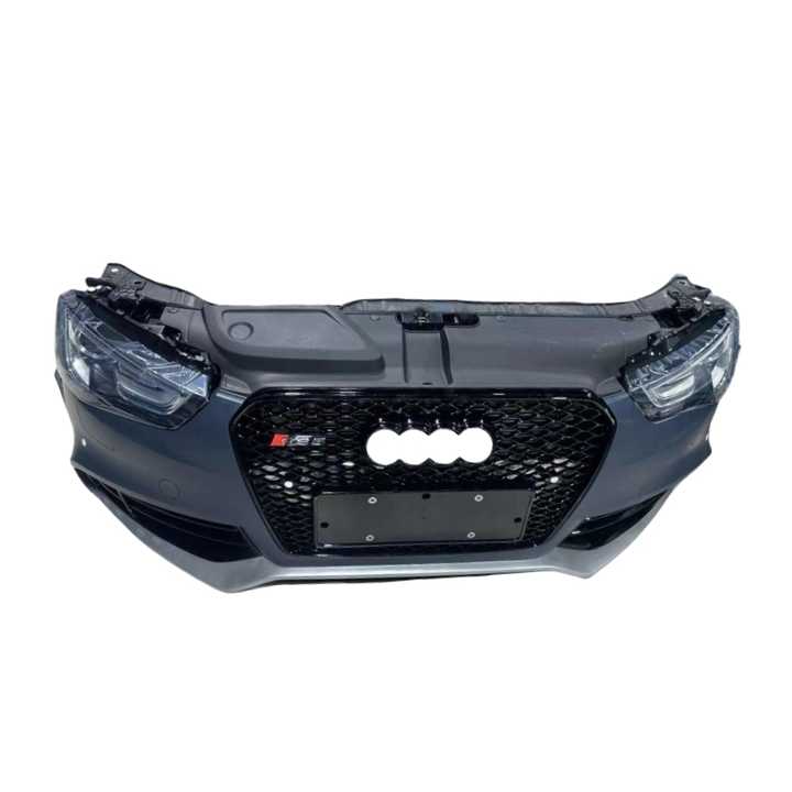 Easy-to-Install for Audi RS5 Body Kit RS Version Style Chrome Front Bumper & Rear Upgrade Quality ABS Plastic Replaceable Parts