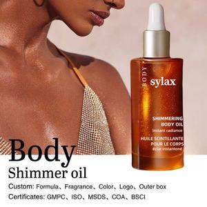 Loción Iluminadora con Brillo Bronceado Vegano 100%, Aceite Bronceador Corporal con Agua de Naranja, Resistente al Agua, Ingrediente Principal Vitamina C - Product Image 4