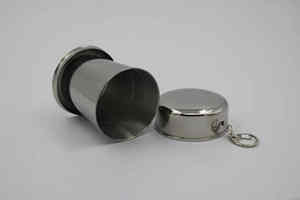 Gobelet pliable en acier inoxydable 40 ml, gobelet de bureau avec conception anti-fuite, gobelet isotherme pour les voyages et la maison - Product Image 4