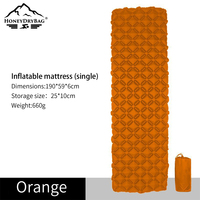 Matelas gonflable ultraléger, coussin d'air d'urgence, coussin flottant, tissu imperméable Ripstop, randonnée, 1-2 personnes