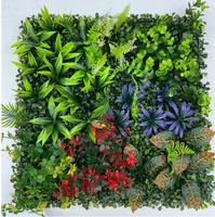 Panneau mural végétal artificiel vert de haute qualité pour la décoration de la maison de mariage