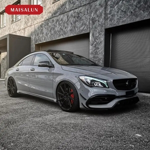 Kit Carrozzeria <span class=keywords><strong>CLA</strong></span> 45 per <span class=keywords><strong>Mercedes</strong></span> Benz <span class=keywords><strong>CLA</strong></span> <span class=keywords><strong>W117</strong></span> Facelift, Paraurti Anteriore e Posteriore, Minigonne Laterali, Griglia - Nuova Condizione - Product Image 3