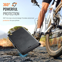 Étui portefeuille AutSpace pour iPhone 18 Pro Max 17 Pro Air 16 Plus 15 avec blocage RFID, porte-cartes en cuir PU et support rabattable