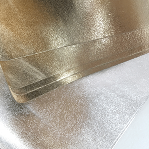 闪光金属发光 nappa <span class=keywords><strong>PU</strong></span> 合成皮革面料用于鞋衬 - Product Image 6