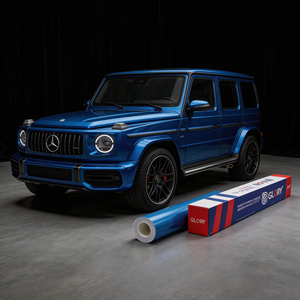 Film de protection pour voiture Glory Premium, effet mat iridescent changeant de couleur, gloss soleil, PVC, pour envelopper entièrement la carrosserie, protection UV IR - Product Image 1