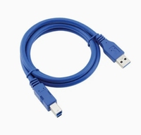 Câble d'imprimante de données USB 3.0 Type a mâle à Type B mâle pour veste en PVC d'ordinateur avec blindage de tresse