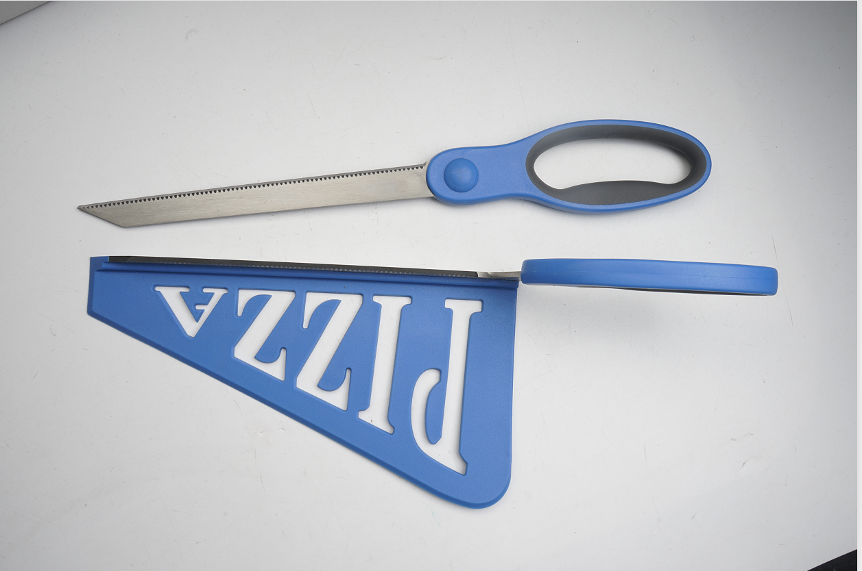 High quality new design easy to use stainless steel pizza scissors kitchen scissors