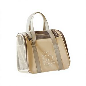 बिल्ली वाहक कुत्ते वाहक यात्रा विरोधी-तनाव पोर्टेबल कंधे बैग हल्के डिजाइन बड़े क्षमता पालतू कैरियर - Product Image 4