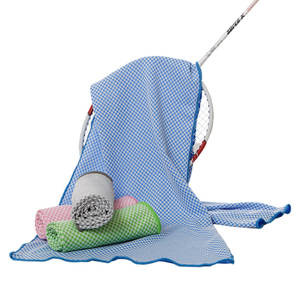 リサイクルポリエステル製、環境に優しく、超ソフトで吸水性に優れたビーチ＆敏感肌用フェイスタオル - Product Image 3