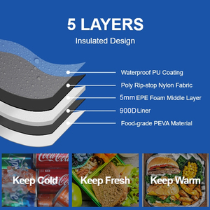 Sac à dos refroidisseur 30 canettes sac à dos isolé léger refroidisseur sac <span class=keywords><strong>isotherme</strong></span> souple étanche grande capacité pour les pique-niques - Product Image 2
