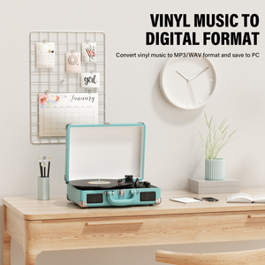 Vente Flash : Lecteur de disques vinyles à entraînement par courroie, 3 vitesses, son stéréo, prise en charge OEM/ODM, vente en gros, usine de lecteurs de musique - Product Image 5