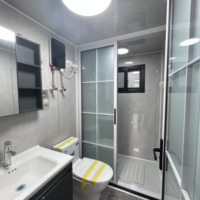 Cabane préfabriquée extensible sur mesure 20 pieds, design pliable, 2-3 chambres, cuisine et salle de bain complètes, certifiée CE, prix usine, unité d'habitation complémentaire