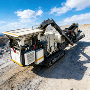 Concasseur à mâchoires sur chenilles 250-400 TPH certifié CE pour l'extraction de minerai de fer, composants durables, faible entretien - Product Image 1