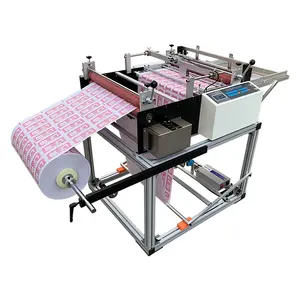 Automatic paper plastic fabric high accuracy roll to sheet cutting machine with factory price