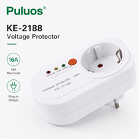Prise de protection contre les surtensions Puluos KE-2188 120V 220V avec temporisation de 180 secondes et reconnexion automatique de l'alimentation