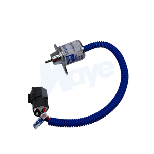 Электромагнитный клапан остановки подачи топлива 12В для экскаваторов YANMAR PC40 PC50 DH55 DH60, номер детали <span class=keywords><strong>1503ES</strong></span>-12S5SUC12S 119233-77932 M810324 - Product Image 4