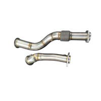 Pour BMW M3/M4 G80/G82 S58 3.0T, Downpipe haute performance spécifique au véhicule, fixation directe, meilleur rapport qualité-prix en stock
