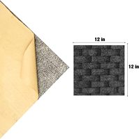 Tapis de sol gris écologique antidérapant, imperméable, insonorisant, avec support en PVC, en polyester fin, tissage plat, fabriqué à la machine