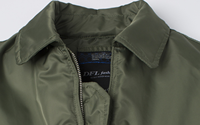 CWU/45P Blouson aviateur en nylon épais de haute qualité pour hommes hiver vert noir rembourré veste de vol de pilote coupe-vent