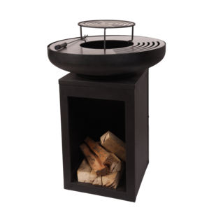 Fourneau à bois pour jardin, robuste, de qualité industrielle, noir, pour les fêtes de famille - Product Image 4