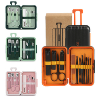 Nouveau Kit de Manucure Pédicure en Acier Inoxydable en Forme de Valise – Trousse de Soins des Ongles et des Pieds avec Coupe-Ongles