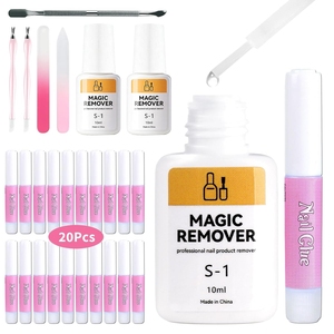 Pegamento para Uñas Mini de 2 Gramos como Paquete de Prueba, Color Rosa Claro para Uñas Postizas, Adhesivo Fuerte para Pegar Piedras de Estrás - Product Image 1