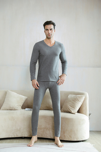 Biancheria <span class=keywords><strong>intima</strong></span> da <span class=keywords><strong>uomo</strong></span> 2 pezzi termica in <span class=keywords><strong>lana</strong></span> Baselayer da <span class=keywords><strong>uomo</strong></span> per stare al caldo - Product Image 2