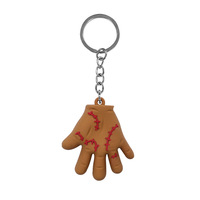 Porte-clés figurine de dessin animé en PVC souple DIY pour Halloween, breloque de sac mignonne et effrayante, cadeau de fête, vente en gros pour enfants