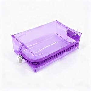 TSA Approved Clear Cosmetic Bag Transparent PVC Toiletry Organizer Zipper Travel <strong>Pouch</strong> for Airport Women <strong>Men</strong> Makeup Storage - Product Image 4