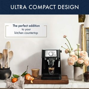 Machine à expresso manuelle De'Longhi Stilosa, pression de la <span class=keywords><strong>pompe</strong></span> 15 bars, mousseur à lait, buse vapeur, expresso simple/double, latte, cappuccino - Product Image 2