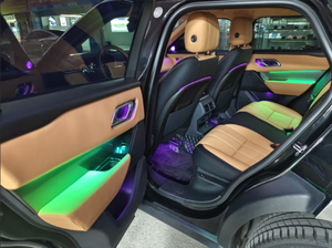 Éclairage d'ambiance Symphony pour <span class=keywords><strong>Land</strong></span> <span class=keywords><strong>Rover</strong></span> Range <span class=keywords><strong>Rover</strong></span> <span class=keywords><strong>Velar</strong></span> 2017-2025, lampe d'ambiance LED intérieure, moule SV en option, haut-parleur de pilier A - Product Image 6