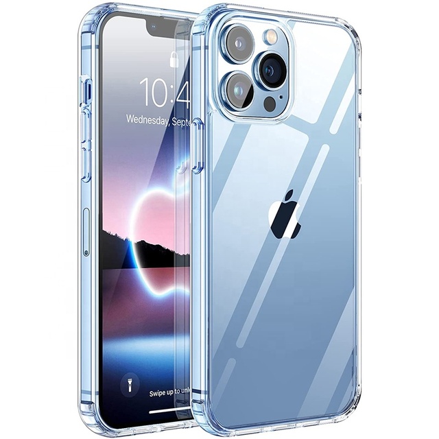 iPhone 13 Pro Max Custom Clear TPU Rubber Cover 6.7 Inch Shockproof Anti-Yellowing Protective Phone Case Cheap