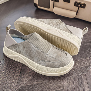 Custom Men's Slip-On Chunky Platform Sneakers for Men Wholesale Breathable Knit Casual <strong>Dad</strong> Walking <strong>Shoes</strong> Zapatillas De Hombre - Product Image 2
