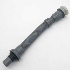 Tuyau de vidange en plastique en forme de S, pièce unique en ABS et acier inoxydable pour lavabo et siphon de plomberie - Product Image 3