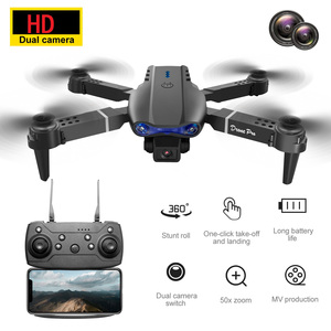 E99 giá rẻ DRONE 4k Vali quadrocopter FPV Mini Drone với máy ảnh kép có thể gập lại RC dron thông minh theo tôi góc rộng - Product Image 2