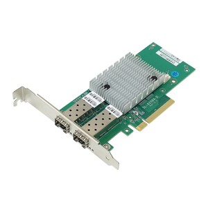 サイドプラグ可能NICインテル82599ES拡張光ファイバーネットワークカードイーサネットアダプターPCIe 2.0ホスト10GbE SPFデュアルポートオリジナル - Product Image 3