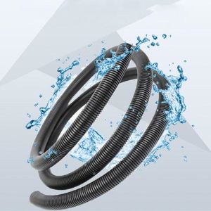 Tube <span class=keywords><strong>solaire</strong></span> résistant aux UV AD18.5 fil fendu protégeant le <span class=keywords><strong>tuyau</strong></span> de tube ondulé conduit flexible électrique orange - Product Image 6