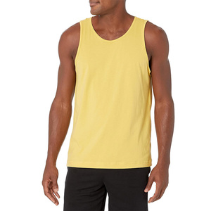 Hot Sale <b>Men's</b> Workout Tank Top Best Price Low MOQ Plus Size Knitted Fitness <b>Singlet</b> - Product Image 2