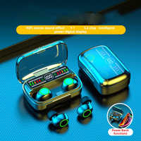 Prix d'usine véritables écouteurs de jeu sans fil M100 avec powerbank banque d'alimentation casque tws audifonos écouteurs écouteurs