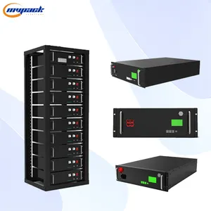 MVPACK Rack Mount Tegangan Tinggi Bms 192V 360V 384V Penyimpanan Lifepo4 Baterai untuk Penyimpanan