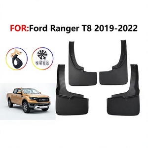 Garde-boue en plastique pour Ford Ranger 2019-2023, accessoires d'arche de roue, déflecteurs de pneus noirs - Product Image 5