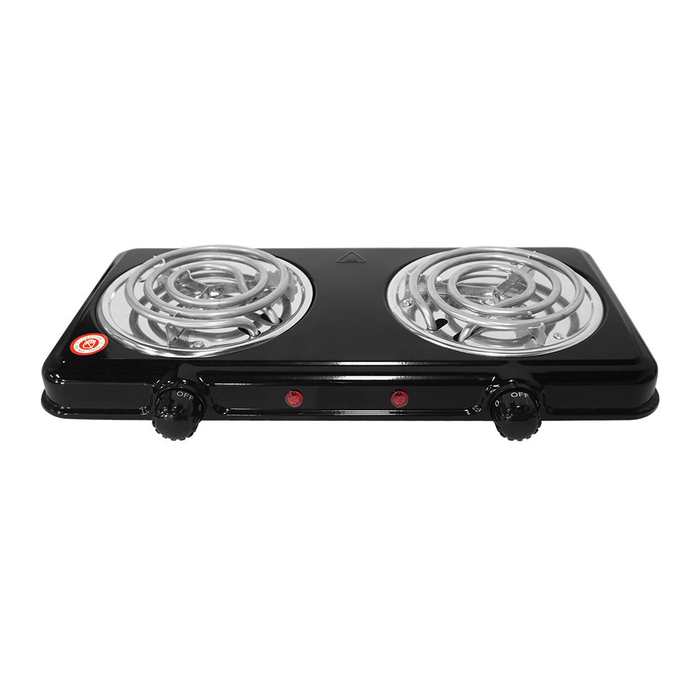 Nouveau Table Top 2 Brûleurs Spirale Cuisinière Électronique Puissance Double Plaque Chauffante Deux Plaque Chauffante Ustensiles De Cuisine Cuisinière Électrique avec Serpentin De Chauffage