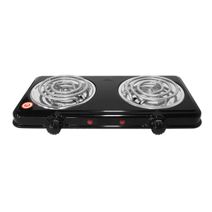 Xách tay 2-burner bếp điện mới bảng Top xoắn ốc bếp điện tử với đôi tấm nóng đĩa hâm đồ nấu nướng hộ gia đình sử dụng - Product Image 1